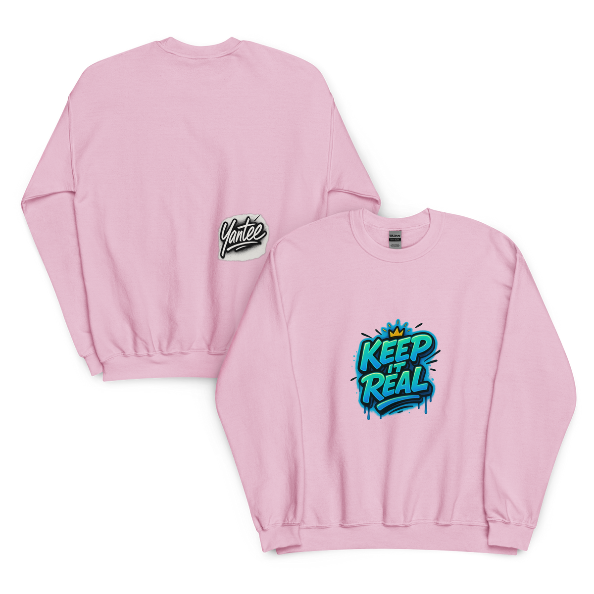 Keep It Real Crewneck — Yantee Autograph Design