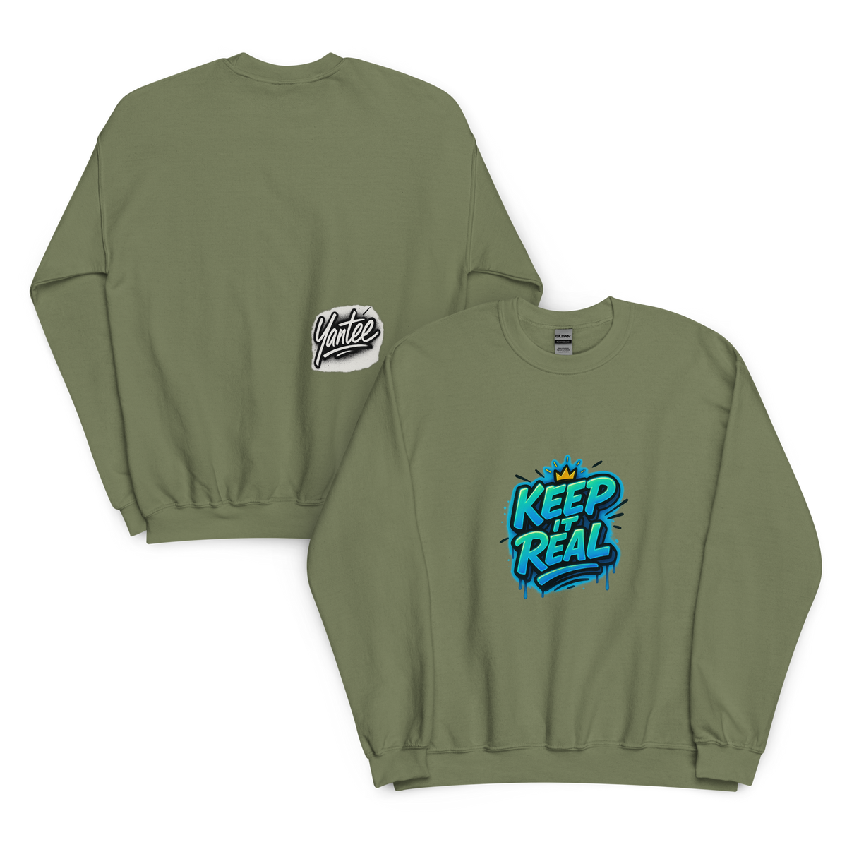 Keep It Real Crewneck — Yantee Autograph Design