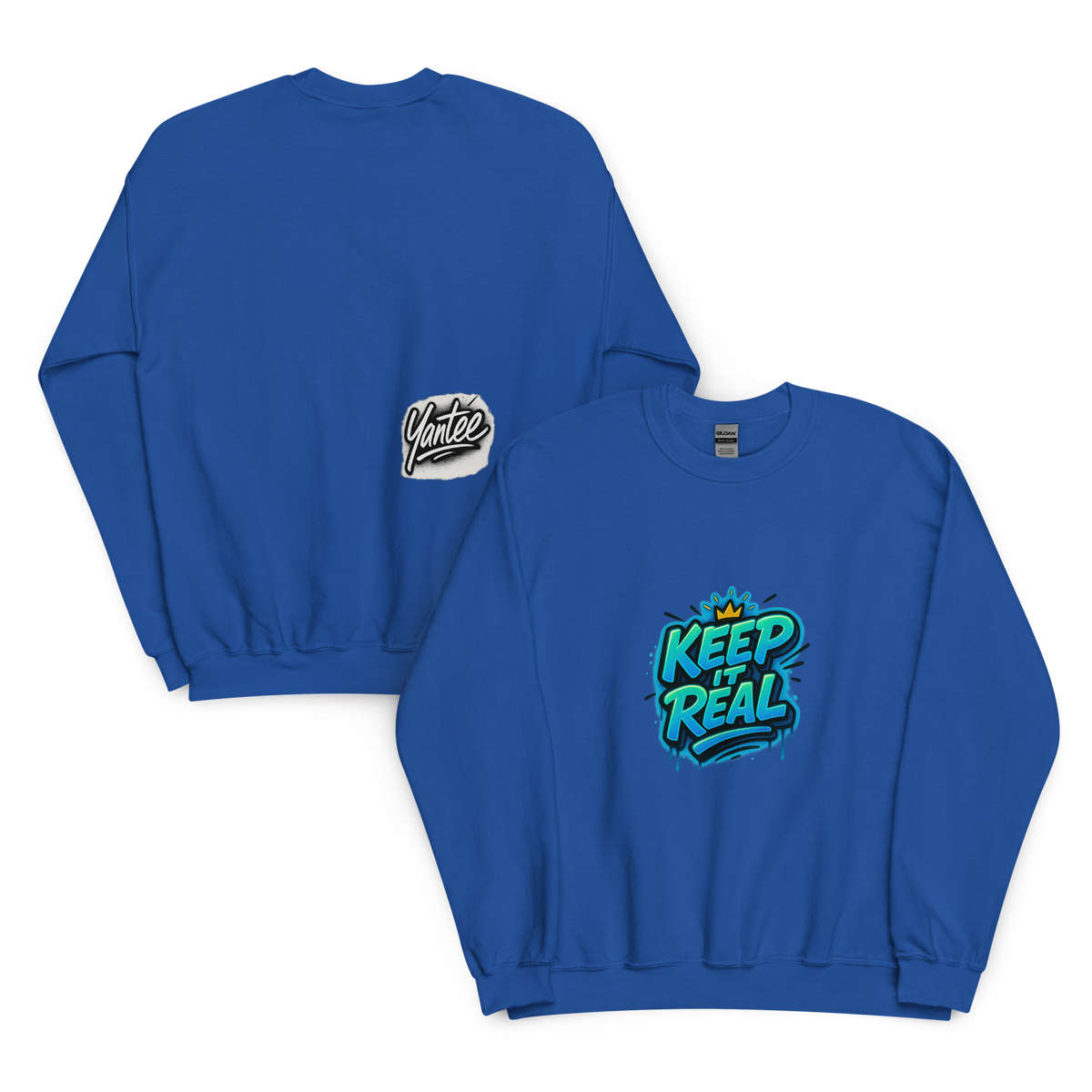 Keep It Real Crewneck — Yantee Autograph Design