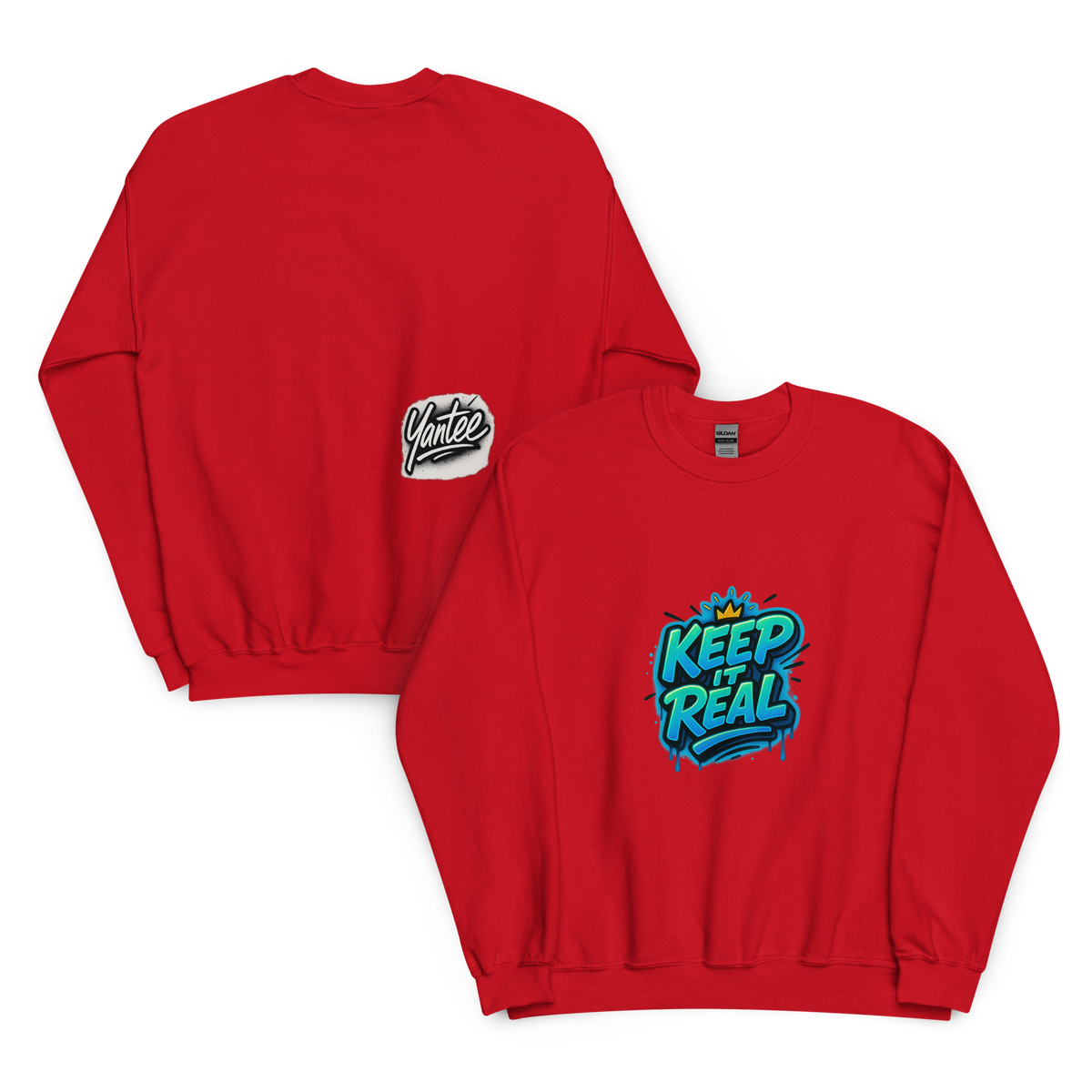 Keep It Real Crewneck — Yantee Autograph Design