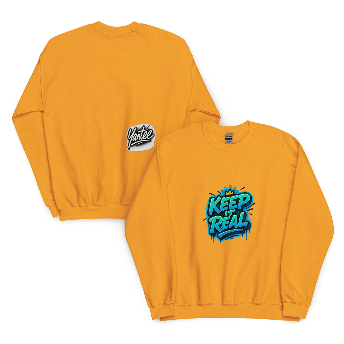 Keep It Real Crewneck — Yantee Autograph Design